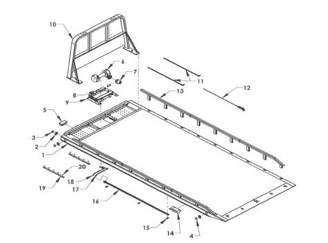 Steel Bed Assembly Removable Tube Rail 